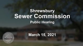 Sewer Commission - March 15, 2021