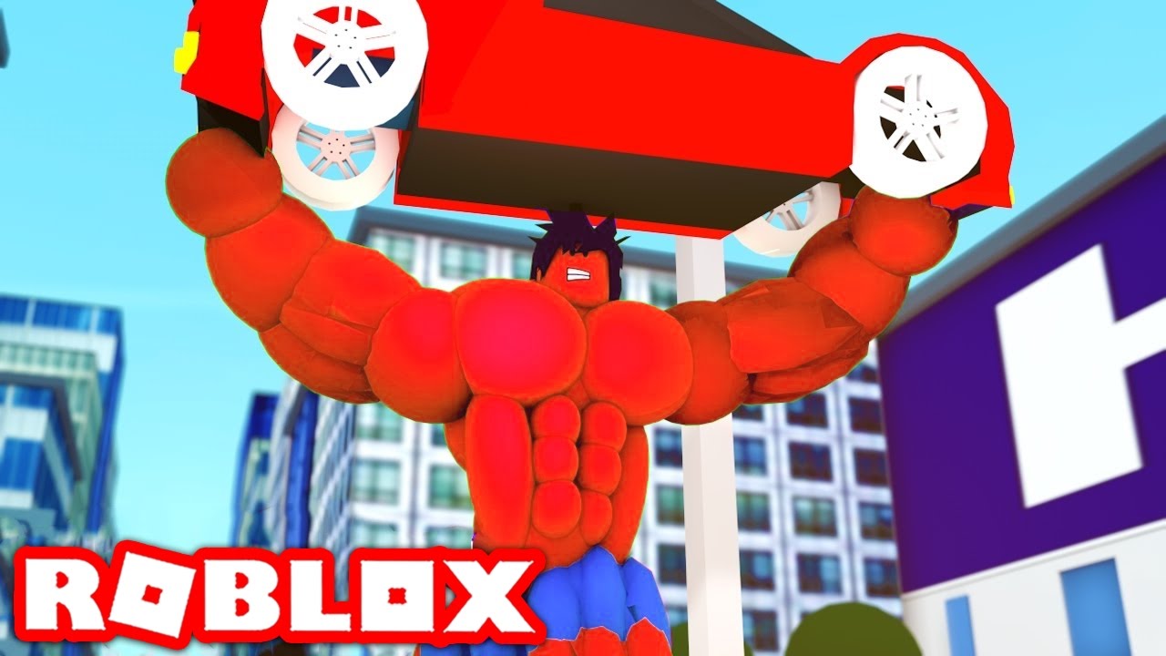 Red Hulk In Roblox Roblox Superhero Tycoon Youtube - roblox hulk shirt