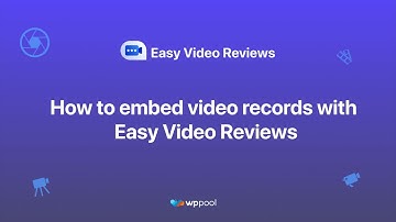 How to embed video records with Easy Video Reviews