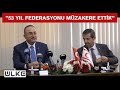 Mevlüt Çavuşoğlu KKTC'de: ''Egemen eşitlik temelinde iki devletli bir çözümü öneriyoruz''