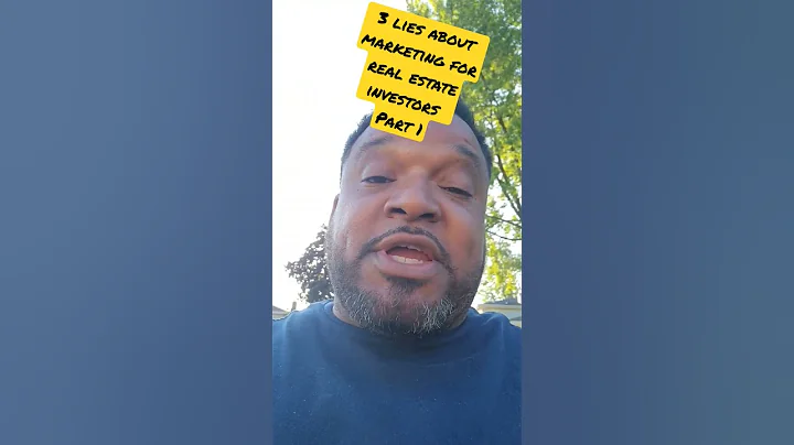 3 lies about marketing for real estate investors Part 1 [$1,000,000 real estate biz]