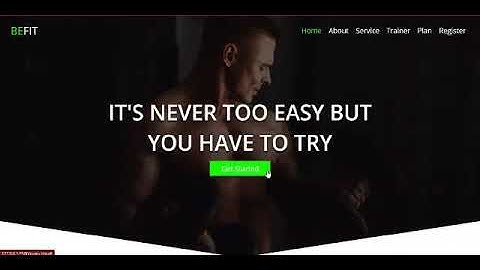 GYM WEBSITE template for Every Gym | Website Template for Gym