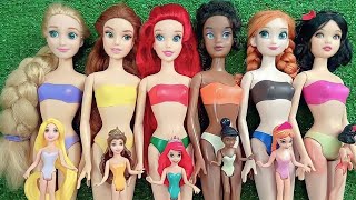 Satisfying Video I Mixing All My Disney Barbie Transfomation ASMR | Hello kitty Disney