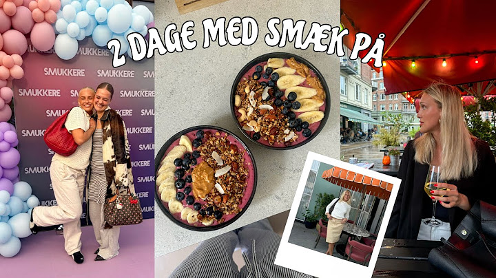 VLOG: To meget sociale dage i mit liv