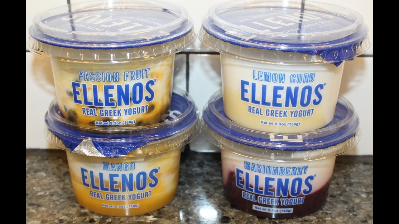 Ellenos Real Greek Yogurt: Passion Fruit, Lemon Curd, Mango ...