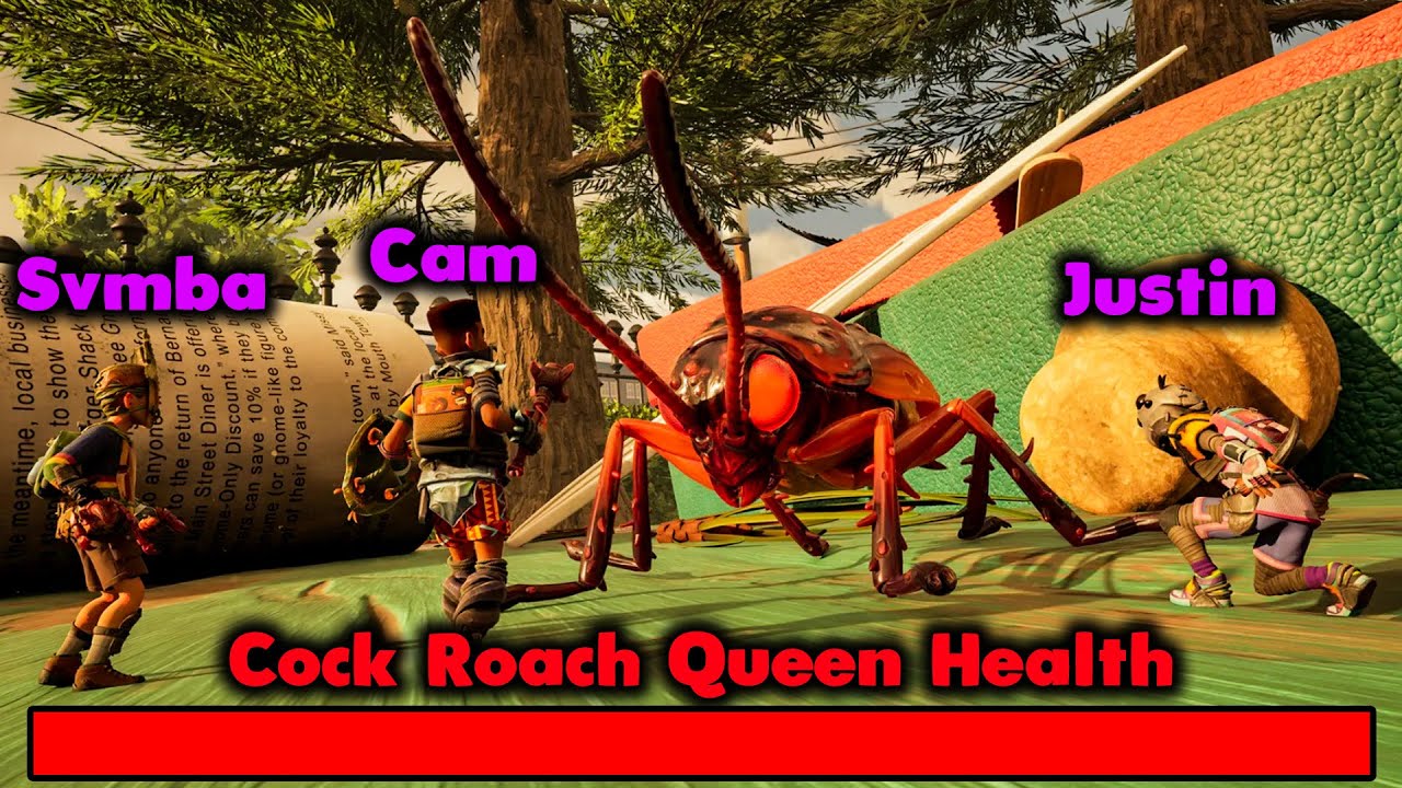 the COCKROACH QUEEN DOMINATED US in grounded 2