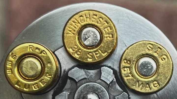 9mm vs 38 Special vs 357 Mag: Not Even Close?