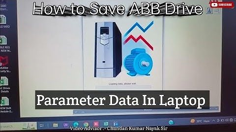 How to Save ABB Drive Parameter in Laptop #ABB #ABBdrive