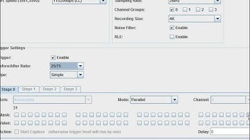OpenBench Logic Sniffer UART Demo