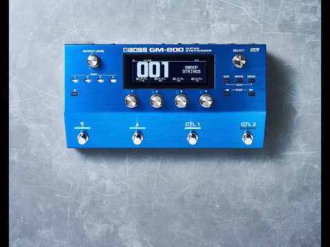 MARKS】待望のギターシンセサイザー BOSS GM-800 ご紹介