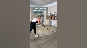 DIY GARAGE EPOXY FLOORS COST BREAKDOWN ✨