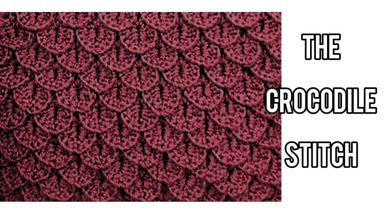 How To Crochet The Crocodile Stitch [Tutorials] C_clean Crochê