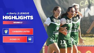 Canberra United v Sydney FC - Highlights | Liberty A-League 2023-24 | Round 17