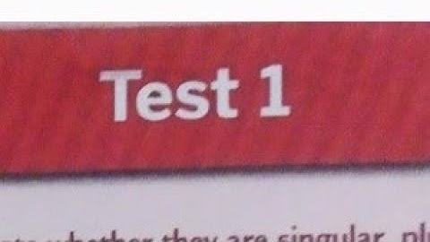 (english grammar)Collins solution revised class-3 Test-1
