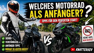 Welches Motorrad für Anfänger? Die Wahrheit will keiner hören ! 4K