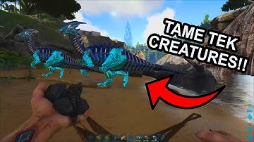 How to tame a Tek Parasaur in Ark Survival Evolved