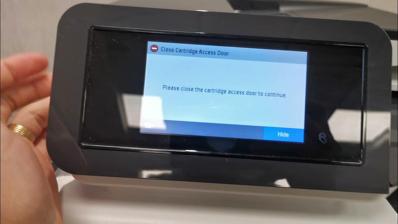 Fixing HP Protected Cartridge Error on HP P577 Pagewide Easy