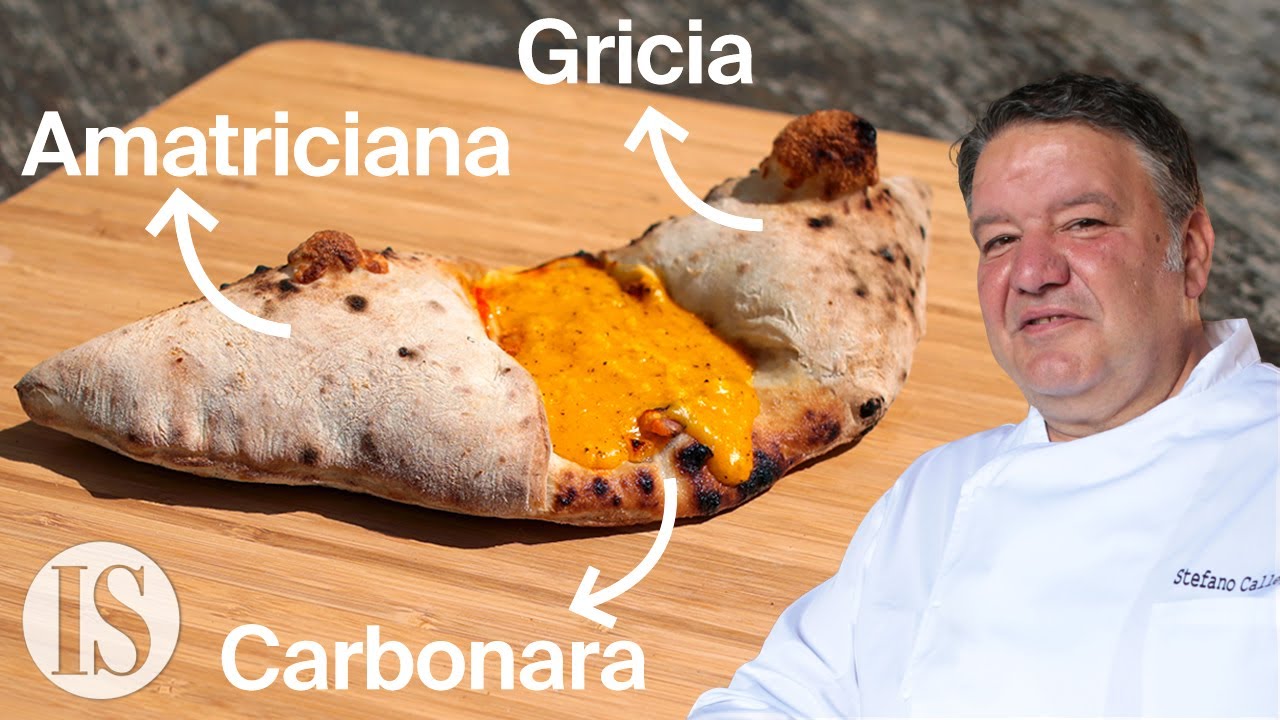 Epic Calzone With Carbonara, Grigia E Amatriciana By Roman Pizza Master Stefano Callegari
