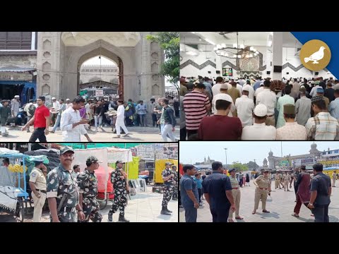 Friday Prayer   Holi: Heavy Police force deployed in Old City Hyderabad