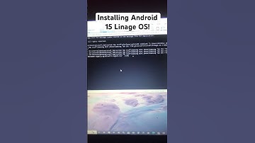 Installing Android 15 Lineage OS on my Samsung tab S5E #shorts