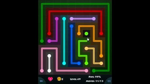 flow game facebook - 10 x 10 mania level 49 Connect the dots