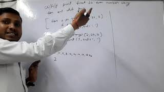 13. python - find first 10 even number using for and while loop #sdi_nitin_sir