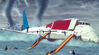 Emergency Landings In The BERMUDA TRIANGLE - Airplane Crashes & Control System Failure! Besiege plan