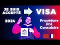 Rsum procdure  je suis accept campus france 2024 az