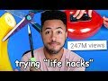 Trying 5-Minute Crafts's Awful Life Hacks