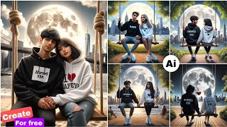 TikTok Trending Couple Photo editing Bing image Creator tutorial | ai microsoft bing | TikTok Trend screenshot 3