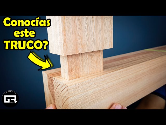 TRUCO para Hacer CAJA y ESPIGA [RÁPIDO y PRECISO]