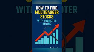 How to Find Multibagger Stocks with Promoter Buying #shorts #investing
