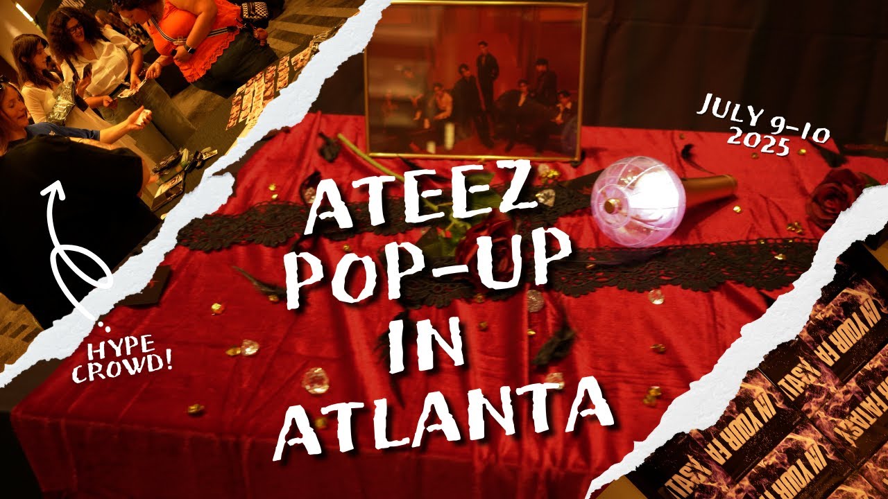 2025 ATEEZ POPUP STORE in ATLANTA Recap Video [ATEEZE 2025