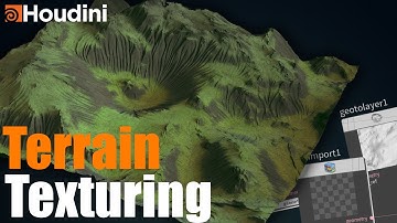 Houdini COPs terrain texturing tutorial Basics