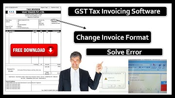 😀 GST Invoicing Software In Excel | free GST invoice software | change Invoice no Format | solve VBA