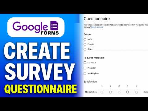 How To Create Google Form Survey Questionnaire 2026 (Step By Step)