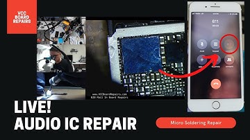 iPhone 7 Plus - AUDIO IC Microsoldering Repair - Grayed Out Speaker -  Step by Step Process for 2021