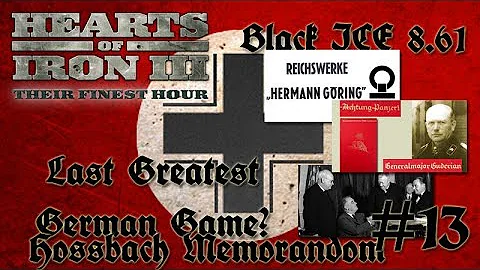 Hearts of Iron 3: Black ICE 8.6 - 13  (Germany) Ho...