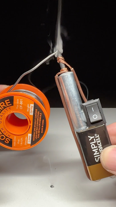 🔥 DIY Soldering Iron – It Really Works! 🔧