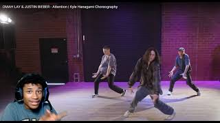 OMAH LAY \& JUSTIN BIEBER - Attention | Kyle Hanagami Choreography (reaction)