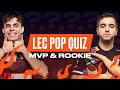 MVP & Rookie | LEC Pop Quiz Special | 2022 Spring