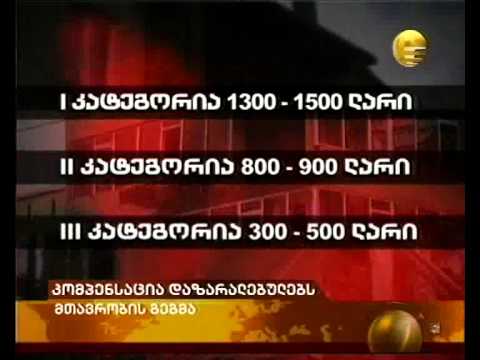 კომპენსაცია დაზარალებულებს