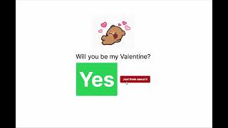 Will you be my Valentine🧸❤️