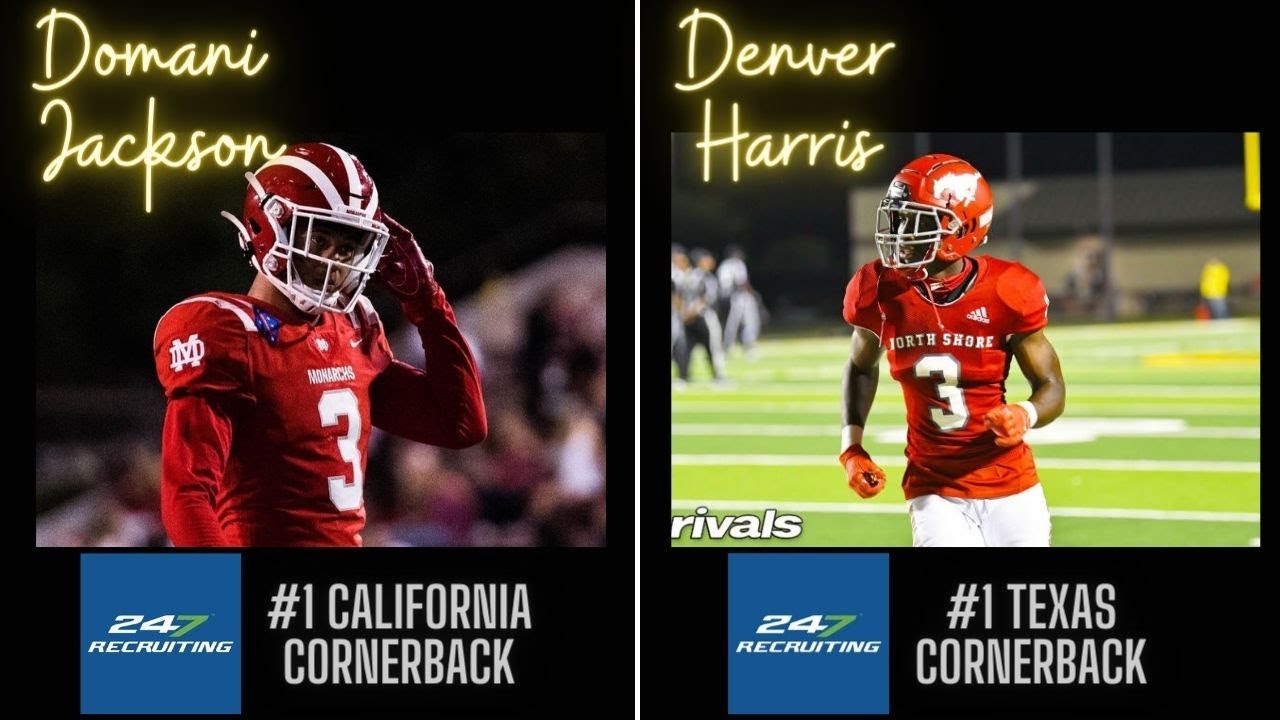 1 California Cornerback vs 1 Texas Cornerback Scoop's World YouTube