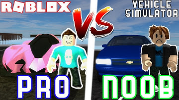 PRO vs NOOB in Vehicle Simulator! - Ft. Seniac! Roblox Vehicle Simulator