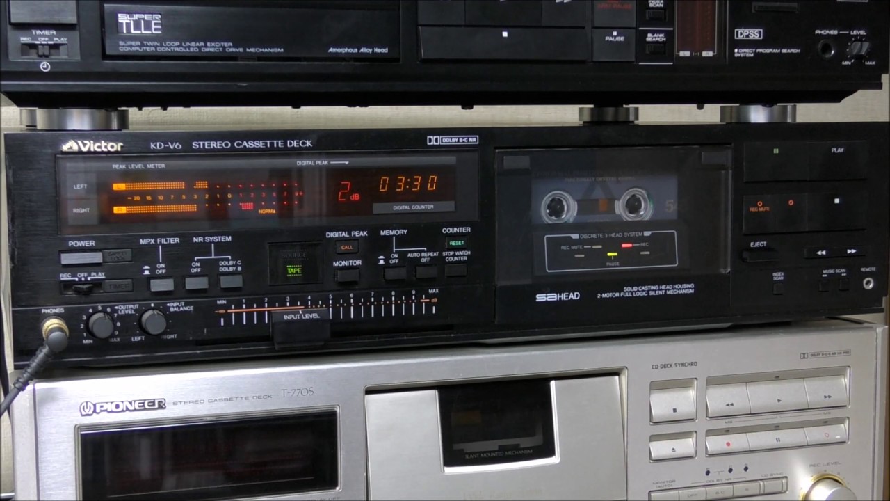 Victor KD-V6 ビクター カセットデッキ Victor KD-V6 鳥の詩 - YouTube