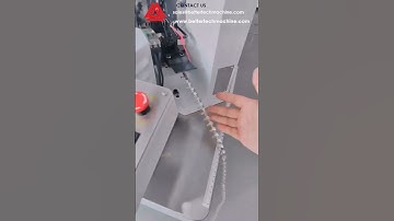 Automatic Cable Two Side Flag Terminal Stripping and Crimping Machine JWDTC9  #terminalcrimping