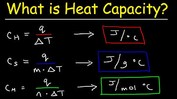 What Is The Difference Between Specific Heat Capacity, Heat Capacity, and Molar Heat Capacity