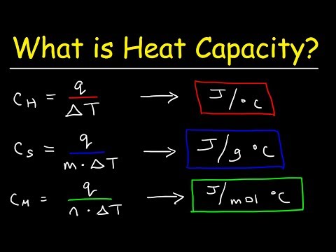 What Is The Difference Between Specific Heat Capacity, Heat Capacity, and Molar Heat Capacity