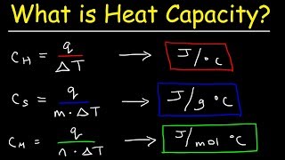 What Is The Difference Between Specific Heat Capacity, Heat Capacity, and Molar Heat Capacity